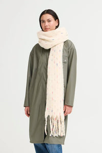 Ichi Laere multi colour nepp cosy scarf Almond Milk