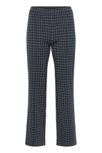 Load image into Gallery viewer, Part Two Pontas check knit trousers Mini Dark Navy - CW CW 
