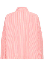 Load image into Gallery viewer, Ichi Giley peter pan collar shirt Teaberry Birch Stripe - CW CW 
