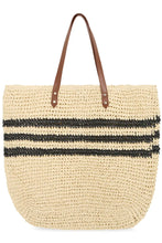 Load image into Gallery viewer, Ichi Tilde striped shopper Natural - CW CW 
