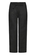 Load image into Gallery viewer, Ichi Foxa barrel crinkle trousers Black - CW CW 
