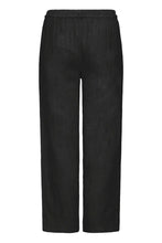 Load image into Gallery viewer, Ichi Foxa barrel crinkle trousers Black - CW CW 
