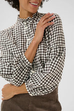 Load image into Gallery viewer, Part Two Samilla check shirt Dark Navy Mini
