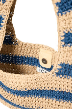 Load image into Gallery viewer, Ichi Esther striped shoulder bag Golden Brown Blue - CW CW 
