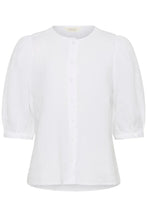 Load image into Gallery viewer, Part Two Azra linen blouse Bright White - CW CW 
