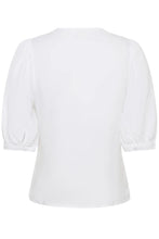 Load image into Gallery viewer, Part Two Azra linen blouse Bright White - CW CW 

