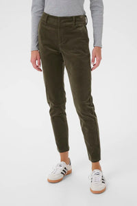 Part Two Soffys baby cord trouser Tarmac