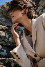 Load image into Gallery viewer, Part Two Alita linen blazer Neutral Pinstripe - CW CW 
