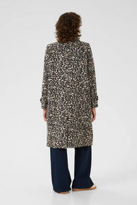 Part Two Suzy tailored coat Leopard