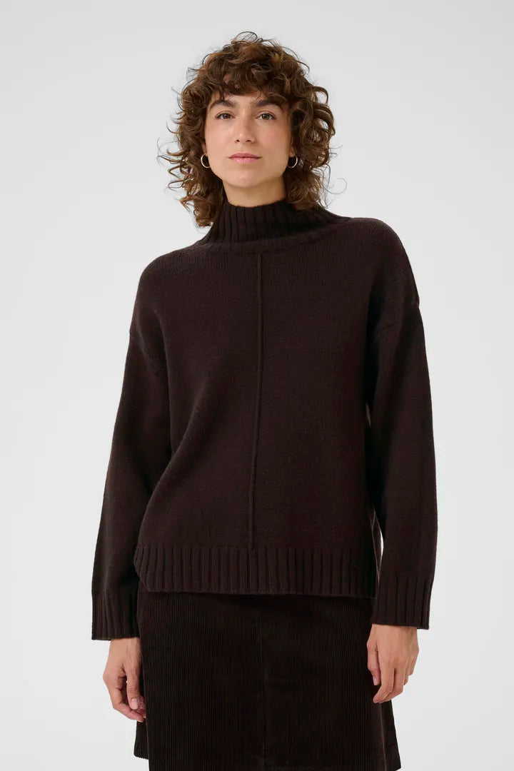 Part Two Lilye high neck cosy jumper Granache