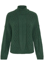 Load image into Gallery viewer, Ichi Mylle cable jumper Pineneedle
