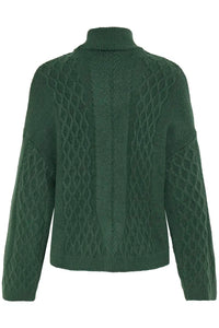 Ichi Mylle cable jumper Pineneedle