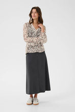 Load image into Gallery viewer, Part Two Sandi georgette print blouse Whitecap Ruby Flower
