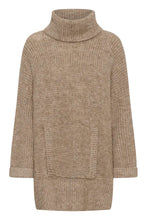 Load image into Gallery viewer, Part Two Toccas pouch pocket oversized knit Mink Melange
