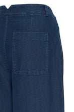 Load image into Gallery viewer, Ichi Kate casual barrel leg trouser Dark Blue
