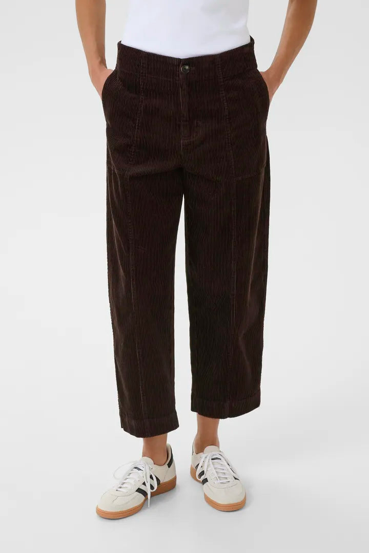 Part Two Netta cropped cord trouser Granache
