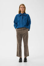 Load image into Gallery viewer, Part Two Mishas classic cropped cord trouser Falcon
