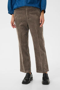 Part Two Mishas classic cropped cord trouser Falcon