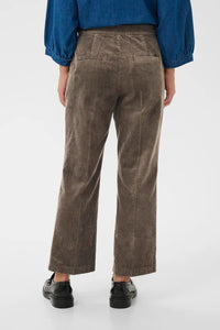 Part Two Mishas classic cropped cord trouser Falcon