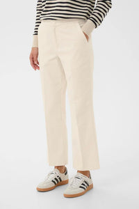 Part Two Mishas classic cropped cord Eggnog