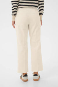 Part Two Mishas classic cropped cord Eggnog