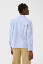 Load image into Gallery viewer, Part Two Nenee peachy Chambray shirt Heather Blue - CW CW 
