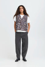 Load image into Gallery viewer, Ichi Kate casual barrel leg trouser Dark Grey
