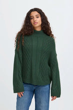 Load image into Gallery viewer, Ichi Mylle cable jumper Pineneedle
