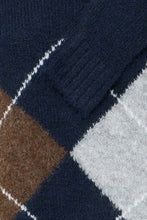 Load image into Gallery viewer, Ichi Bayana argyle jacquard jumper Total Eclipse
