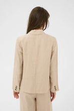 Load image into Gallery viewer, Part Two Alita linen blazer Neutral Pinstripe - CW CW 
