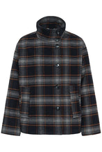 Load image into Gallery viewer, Part Two Celly plaid jacket Dark Navy Check
