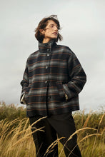 Load image into Gallery viewer, Part Two Celly plaid jacket Dark Navy Check
