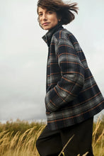Load image into Gallery viewer, Part Two Celly plaid jacket Dark Navy Check
