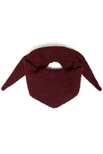 Load image into Gallery viewer, Ichi Folthea waffle triangel scarf Zinfandel
