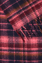 Load image into Gallery viewer, Ichi Delia long plaid scarf Zinfandel

