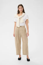Load image into Gallery viewer, Part Two Nettas linen trouser Neutral Pinstripe - CW CW 
