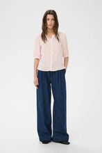 Load image into Gallery viewer, Part Two Azra linen blouse Mauve Chalk - CW CW 
