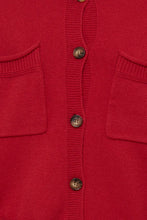 Load image into Gallery viewer, Ichi Betias jacket style cardigan Salsa
