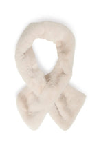 Load image into Gallery viewer, Ichi Ebna faux fur scarf Oatmeal
