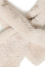 Load image into Gallery viewer, Ichi Ebna faux fur scarf Oatmeal
