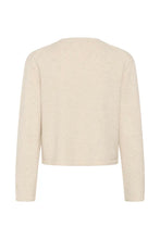 Load image into Gallery viewer, Part Two Sveva wool patch pocket cardigan Oatmeal Melange - CW CW 
