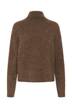 Load image into Gallery viewer, Part Two Chanelly high neck pullover Brown Nepse - CW CW 
