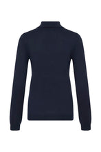 Load image into Gallery viewer, Ichi Luls turtleneck pullover Total Eclipse - CW CW 
