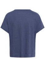 Load image into Gallery viewer, Part Two Anemona linen blend top Blue Indigo - CW CW 
