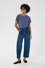 Load image into Gallery viewer, Part Two Anemona linen blend top Blue Indigo - CW CW 
