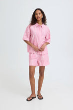 Load image into Gallery viewer, Ichi Indra patch pocket front stripe shirt Wild Orchid - CW CW 
