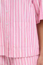 Load image into Gallery viewer, Ichi Indra patch pocket front stripe shirt Wild Orchid - CW CW 
