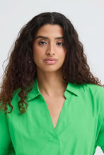Load image into Gallery viewer, Ichi Mana cotton shirt Greenbriar - CW CW 
