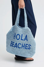 Load image into Gallery viewer, Ichi Svea Hola beach bag Powder Blue - CW CW 
