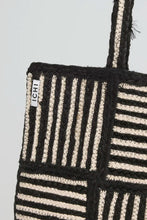 Load image into Gallery viewer, Ichi Isa graphic jupe bag Black - CW CW 

